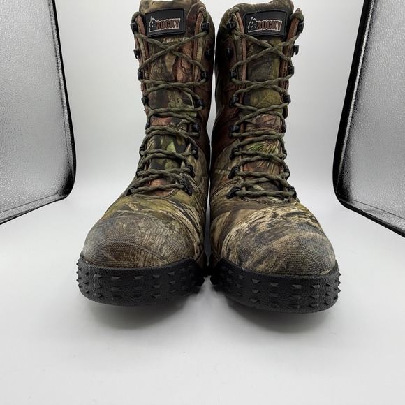 ROCKY Sport Pro 1000 Gram Hunting Boots Mens Size 10.5M RKS0309 Camo Waterproof - Picture 10 of 11